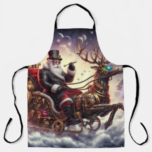 Tablier Père Noël/Reindeer steampunk Noël/hiver
