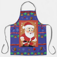 Père Noël Ugly Sweater Apron