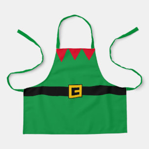 Tablier Père Noël's Little Helper Cute Elf Christmas Apron