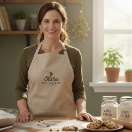 Tablier Personalized apron Oven apron Gift for mom baker