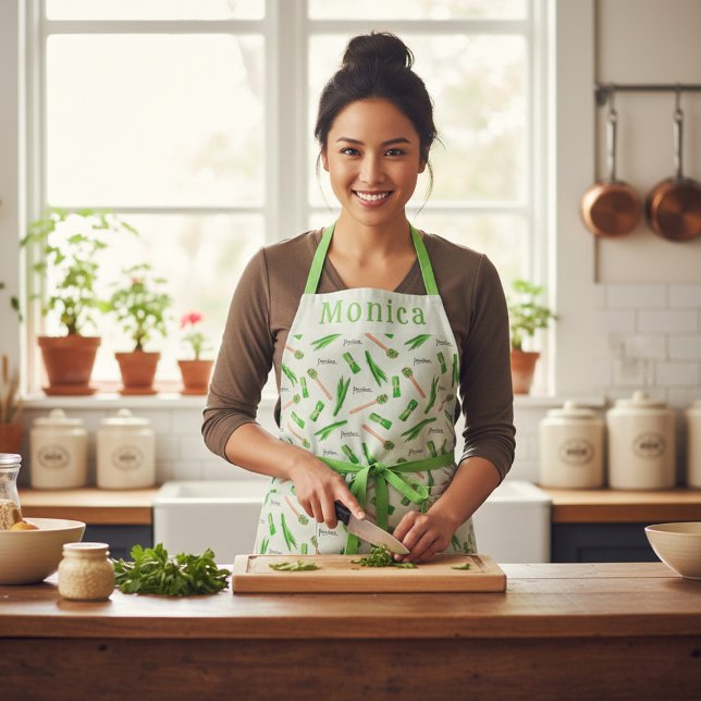 Tablier Personalized Pandan Leaf Apron  (Créateur téléchargé)
