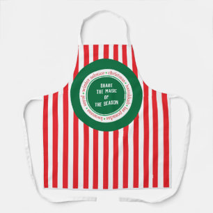 Tablier personnalisable Christmas Spirit