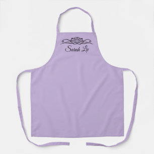 Tablier personnalisable couleur tendance violet do