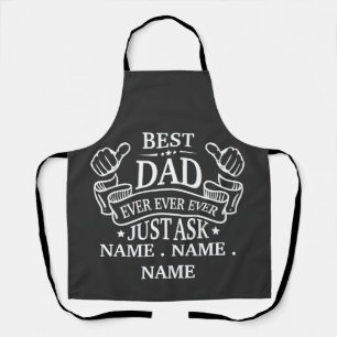 Tablier Personnalisable Meilleur Père Jamais Demandez le n