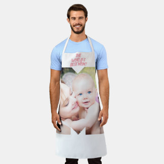 Tablier personnalisé avec photo pour la fête des m