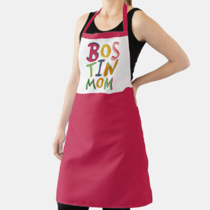 Tablier Personnalisé Bostin Maman Black Country Apron