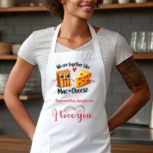Tablier personnalisé cadeau de la Saint-Valentin n