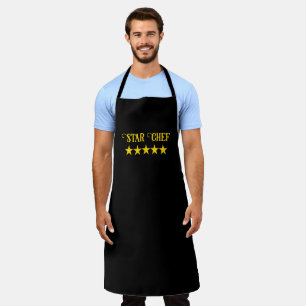 Tablier personnalisé Chef cinq étoiles