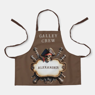 Tablier personnalisé de chef pirate