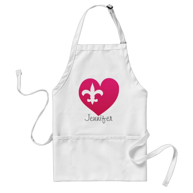 Tablier personnalisé de Heart de Lis (Devant)