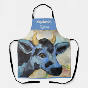 Tablier personnalisé de vache