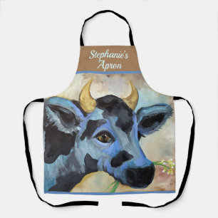 Tablier personnalisé de vache de ferme