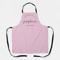 Personnalisé fait maison avec amour Cuisine rose
