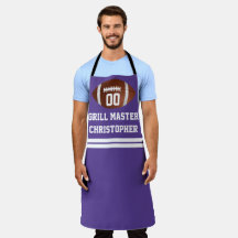 Personnalisé Football Grill BBQ Tailgate Ap