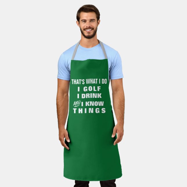 Tablier Personnalisé Funny Mens Femme Chef Bakers (Porté)