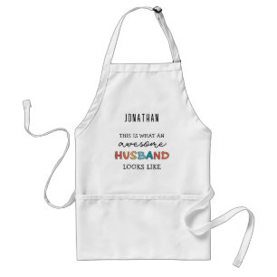 Tablier Personnalisé Funny merveilleux cadeau de mari