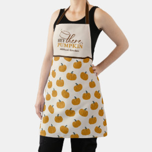Tablier Personnalisé Hey There Citrouille Apron
