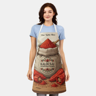 Tablier personnalisé hongrois Kalocsai Paprika