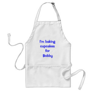 Tablier Personnalisé, je prépare des cupcakes... Apron