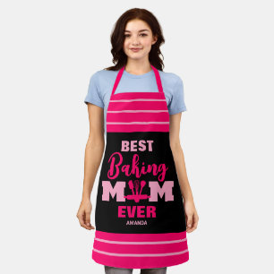 Tablier Personnalisé Meilleur Baking Maman Jour des Mères