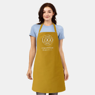 Tablier personnalisé Mustard avec logo d'entrepris