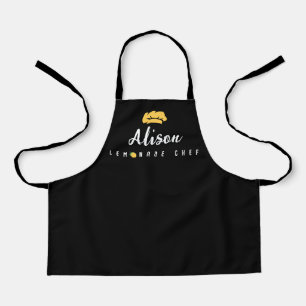 Tablier Personnalisé Nom personnalisé Lemonade Chef Summer