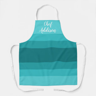 Tablier Personnalisé Ombre Stimulé turquoise