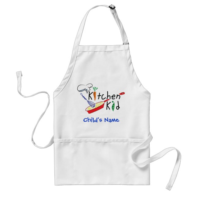 Tablier personnalisé par enfant de cuisine (Devant)