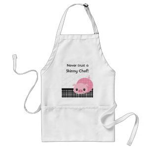 Tablier personnalisé par sagesse rose de porc