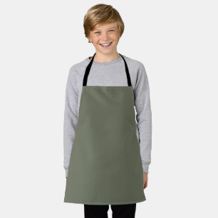 Tablier personnalisé pour enfants - Moss Green Min