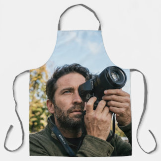 Tablier personnalisé pour la fête des pères avec v