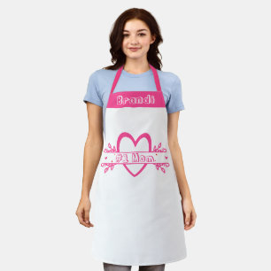 Tablier personnalisé pour maman, cadeau de la fête