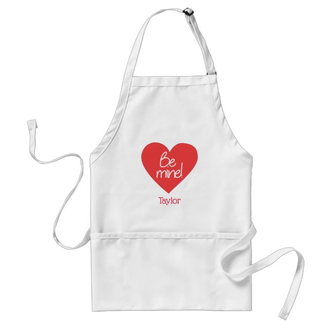 Tablier Personnalisé Soyez mon coeur (Devant)
