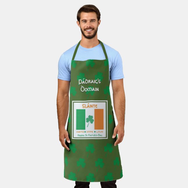 Tablier Personnalisé | ST PATRICK'S DAY (Porté)