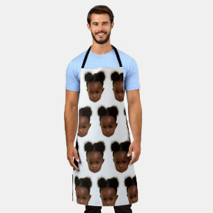 Tablier Personnalisé Visage drôle Chef Cuisine cadeau Self