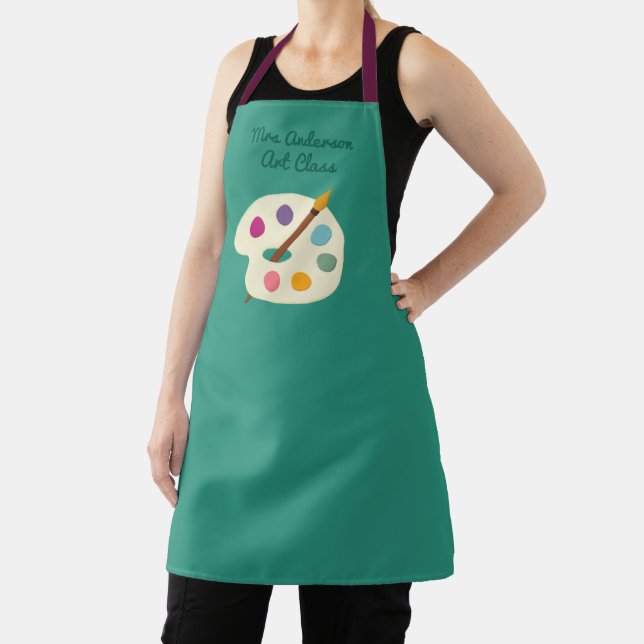 Tablier personnalisée NOM Cours d'art Artiste Apron (Insitu)