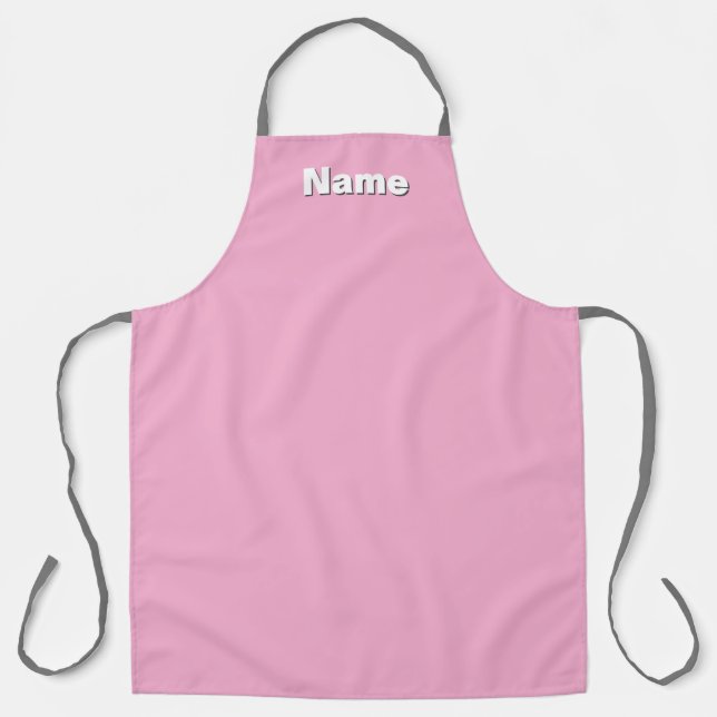 Tablier Personnaliser Café Café Boutique Pastel Rose (Recto)