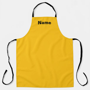 Tablier Personnaliser Café Salon de thé Jaune