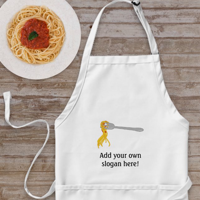 Tablier Personnaliser de ce graphique Spaghetti Pasta (Créateur téléchargé)