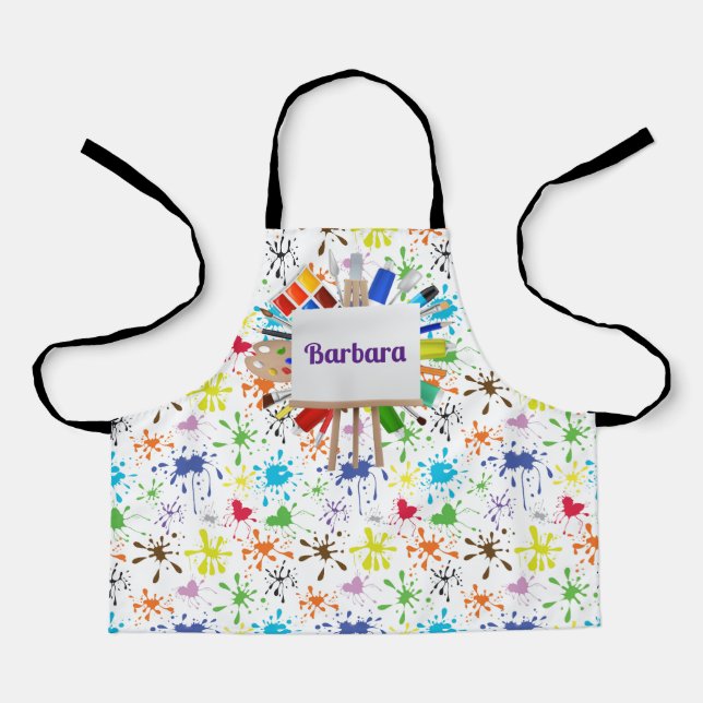 Tablier Personnaliser de l'artiste enfant (Recto)