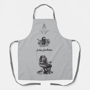 Tablier Personnaliser Freemason Barber