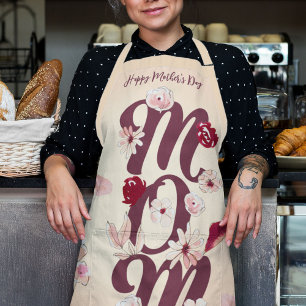 Tablier Personnaliser Happy Mother's Day Maman