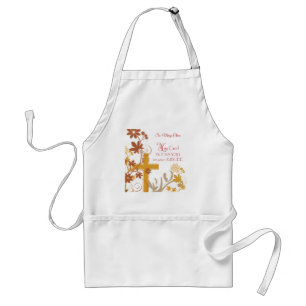 Tablier Personnaliser, Jubilee Anniversaire Nun Cross, Fil
