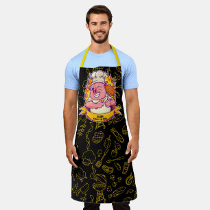 Tablier Personnaliser la chemise drôle de barbecue chef co