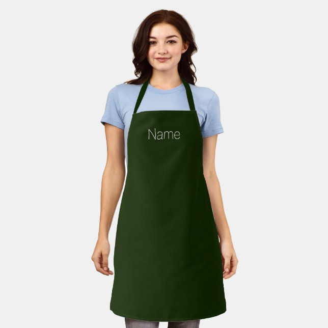 Tablier Personnaliser la Personnaliser avec NOM monogramme (Porté)