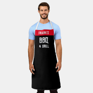 Tablier Personnaliser le barbecue et le grill Votre NOM