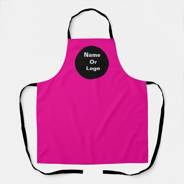 Tablier Personnaliser le logo Fuchia (Recto)