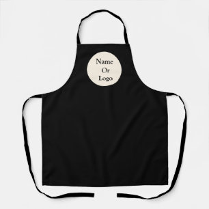 Tablier Personnaliser le logo noir