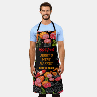 Tablier Personnaliser les coupes de viande de boucherie co