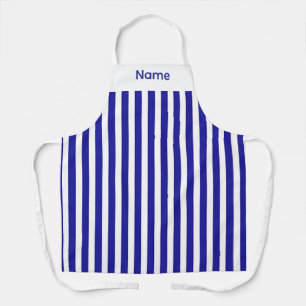 Tablier Personnaliser Rayures Bleues